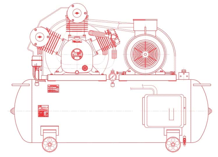 Industrial air compressors